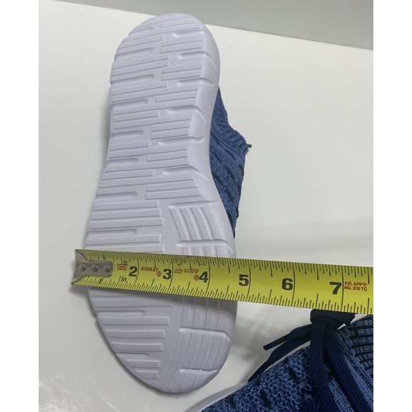 Women’s Blue Running Shoes Size 10 Sock Style Comfort Training Shoes Brand New - Picture 7 of 9